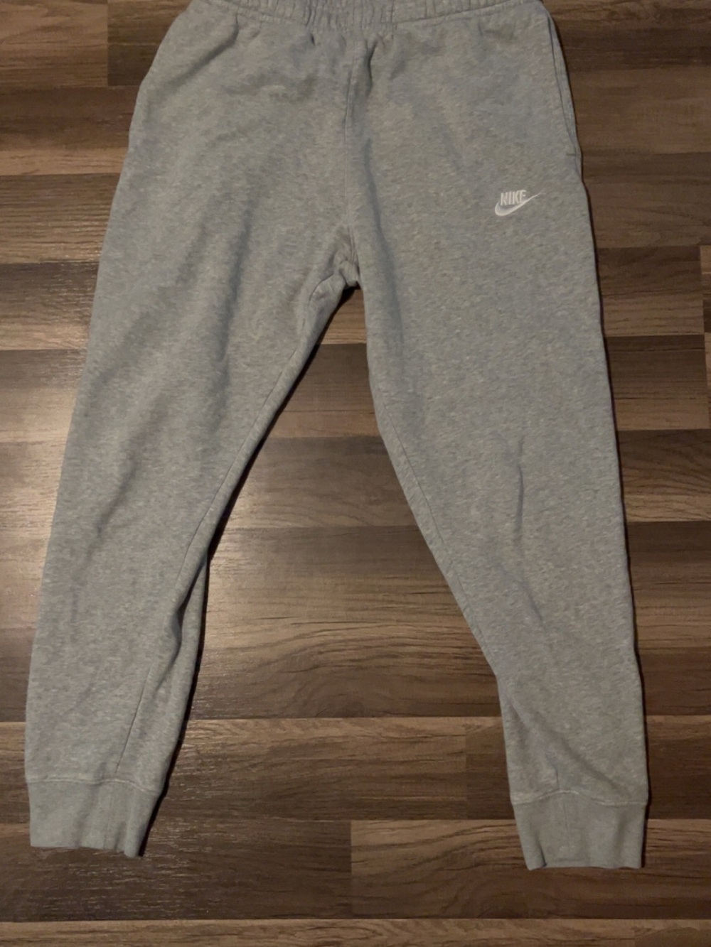 Nike Men’s Medium Grey Joggers Cuffed Sweatpants